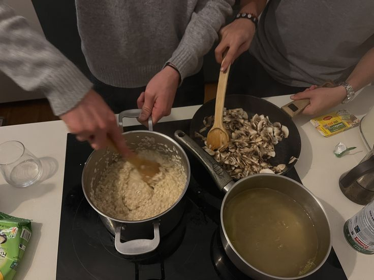 Image showing cooking together